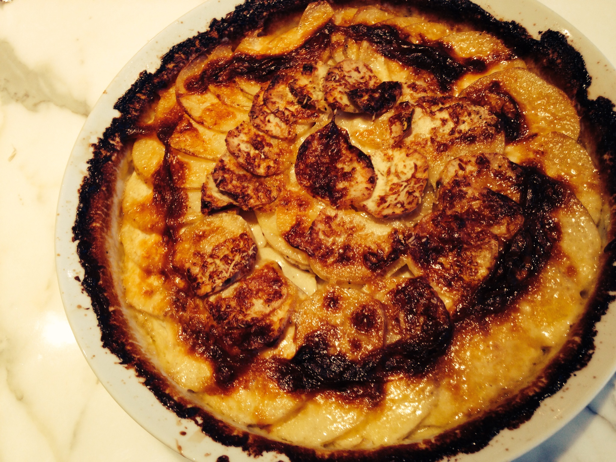 Yukon & Sweet Potato Au Gratin