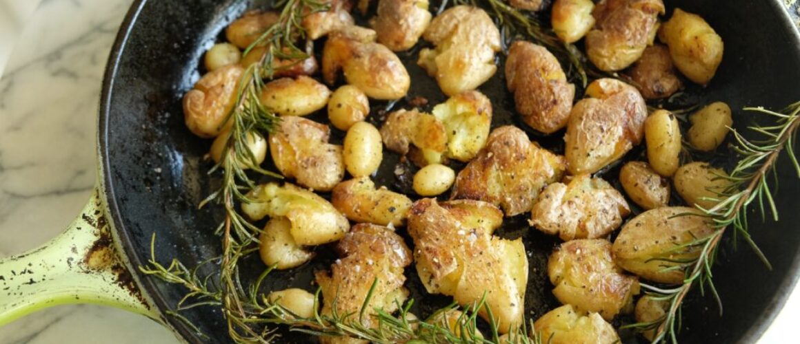 smashed fingerling potatoes