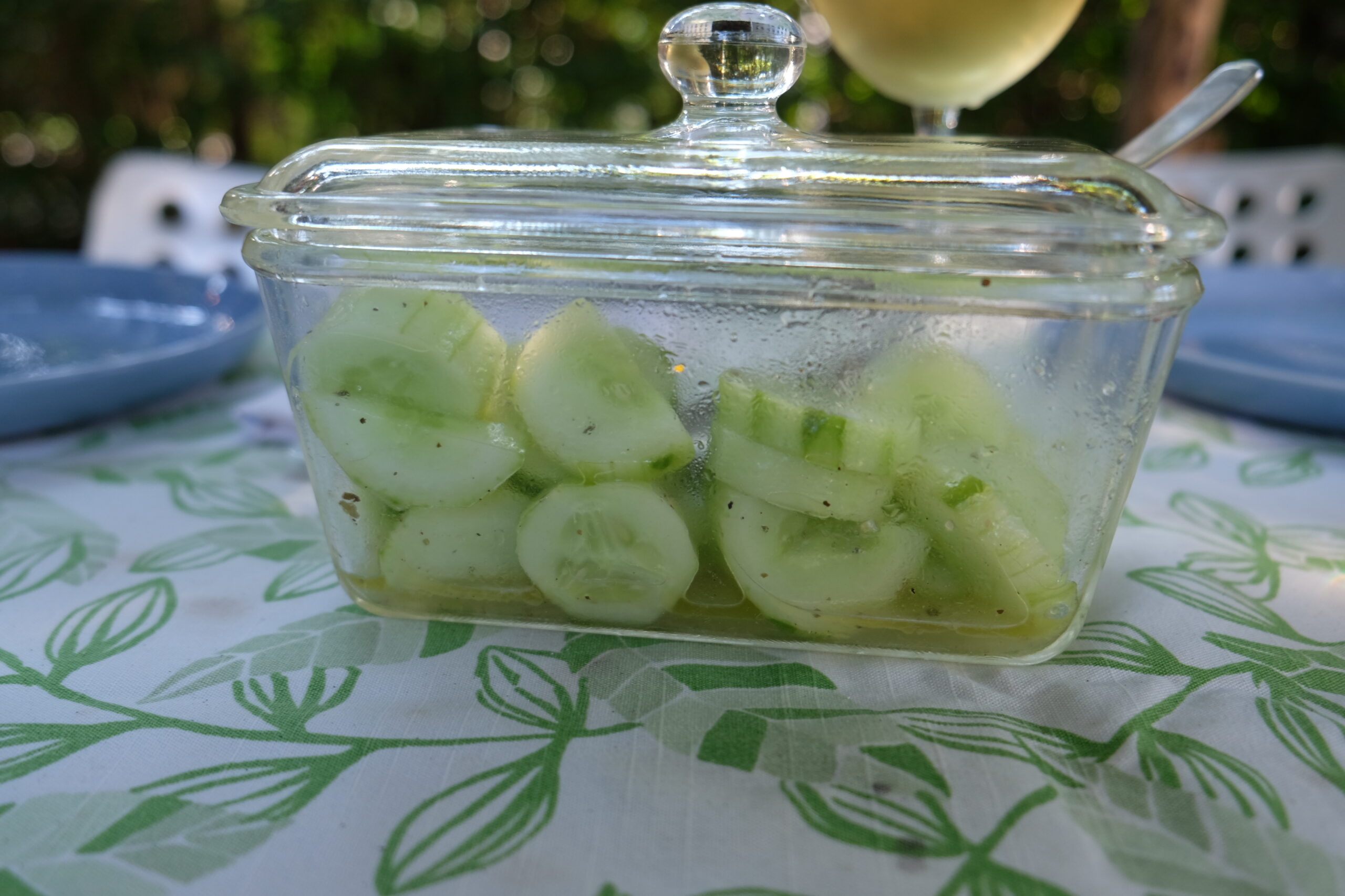 chiara’s cucumbers w/ lime and salt