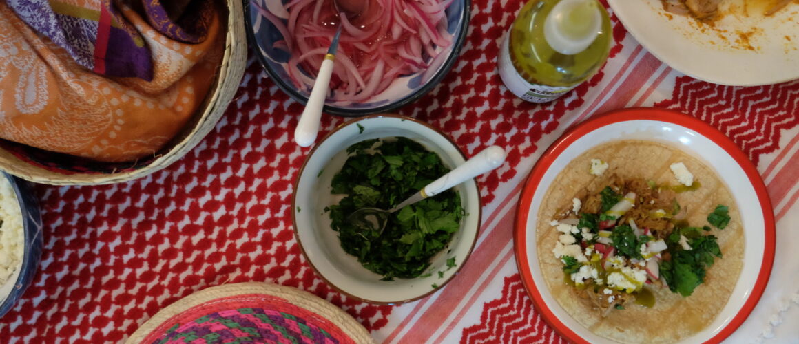slow cooked pork tacos