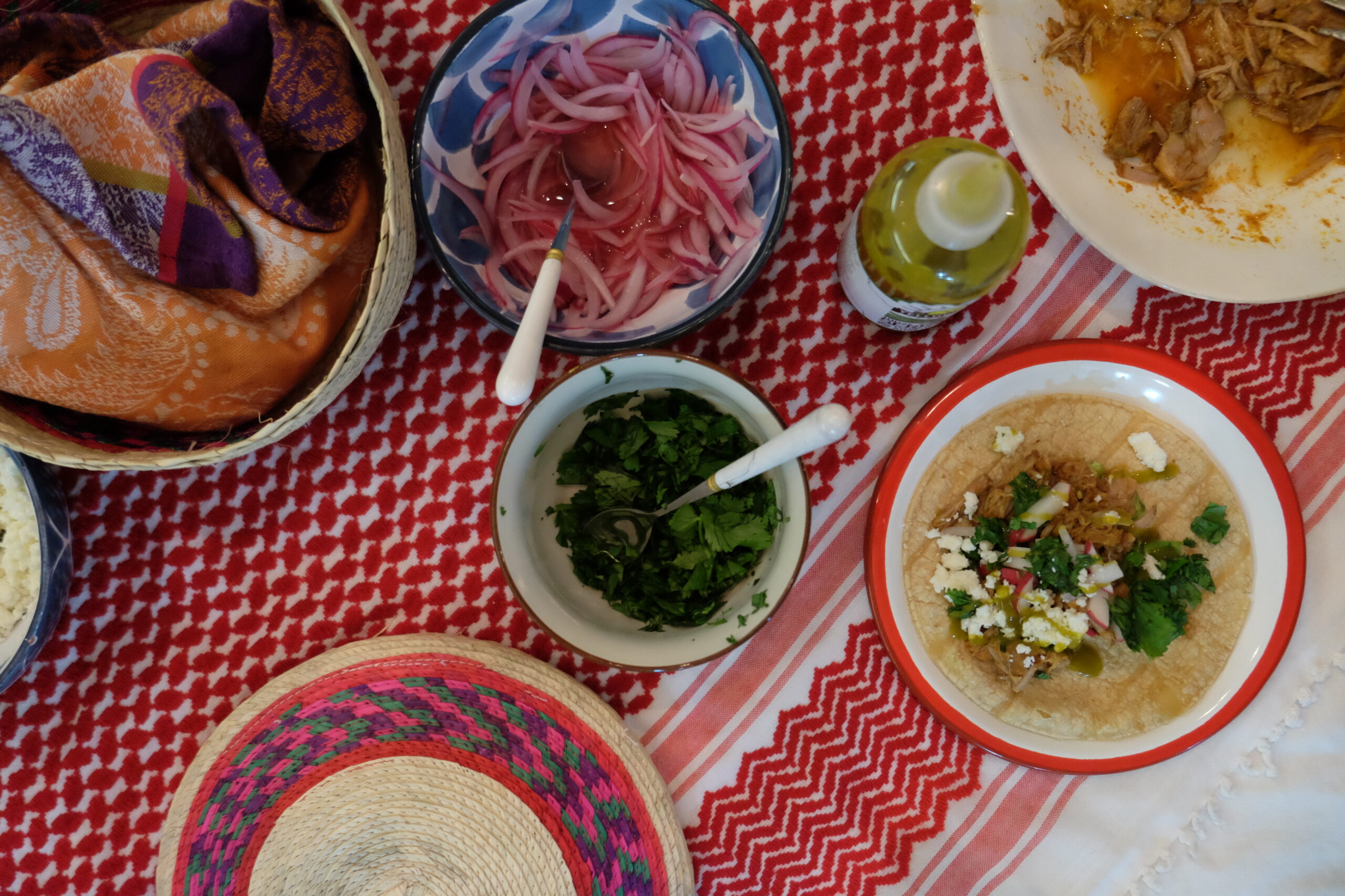 slow cooked pork tacos