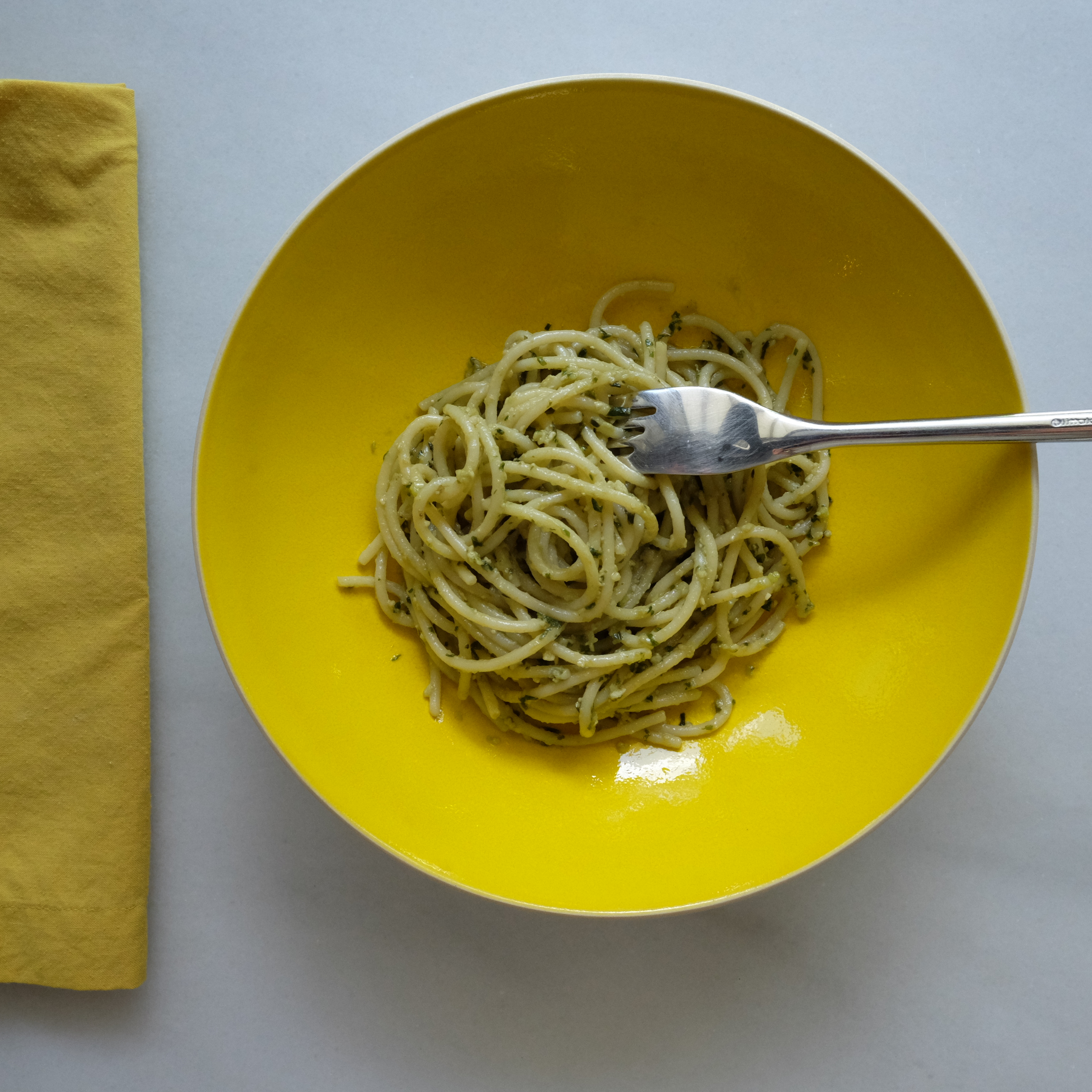 Summer Basil Pesto Pasta