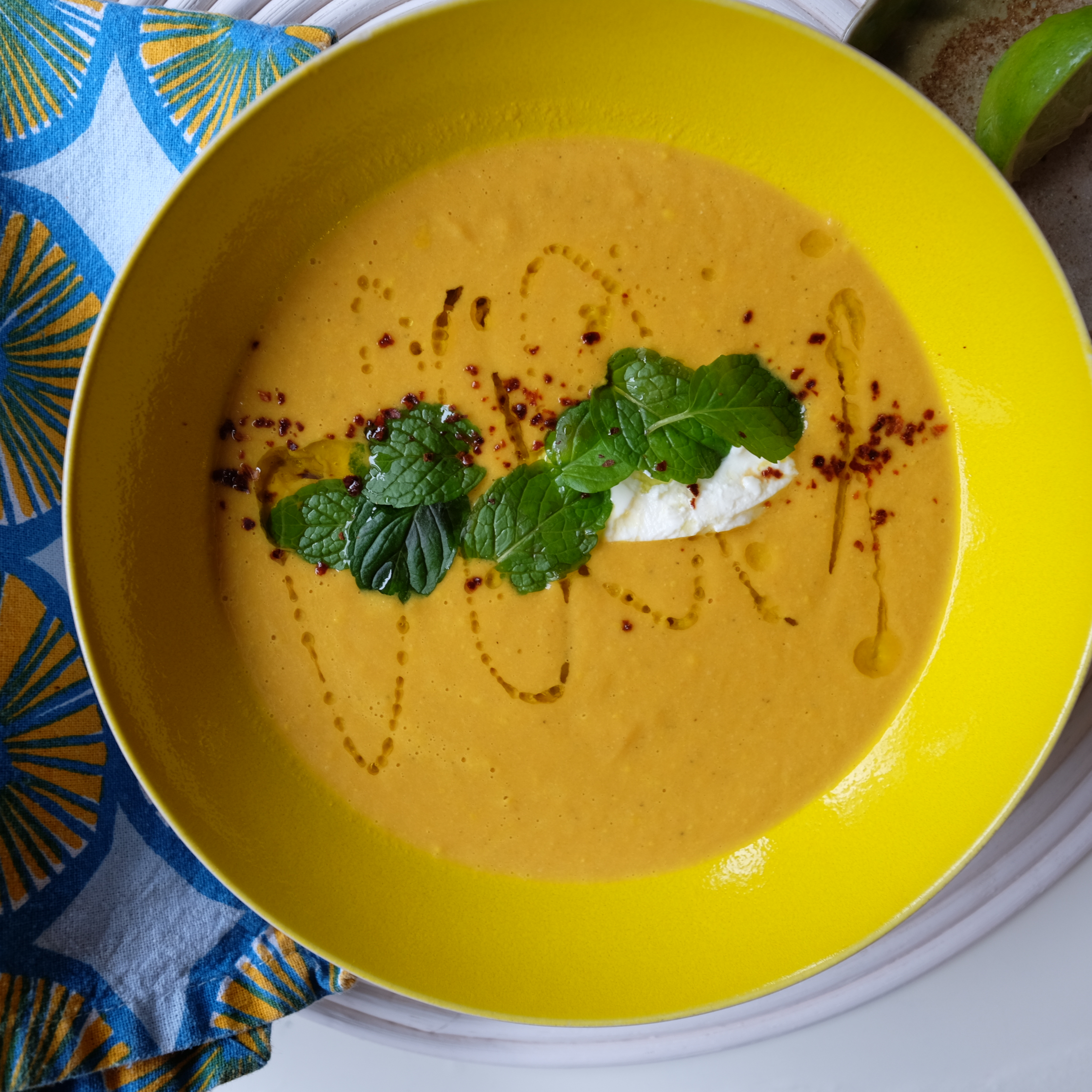 Carrot Tahini Soup