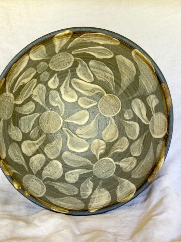 Large Flower Serving Bowl